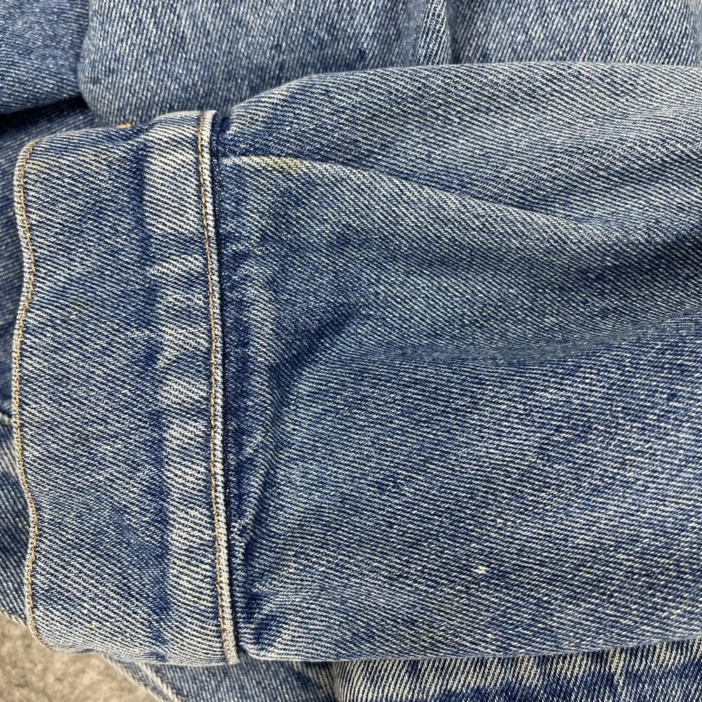 Vintage Wrangler Hero Jacket‎ Mens 4XL Blue Denim Trucker Cowboy Western 90s